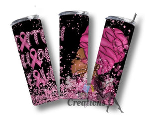 Faith Breast Cancer Awareness Tumblers